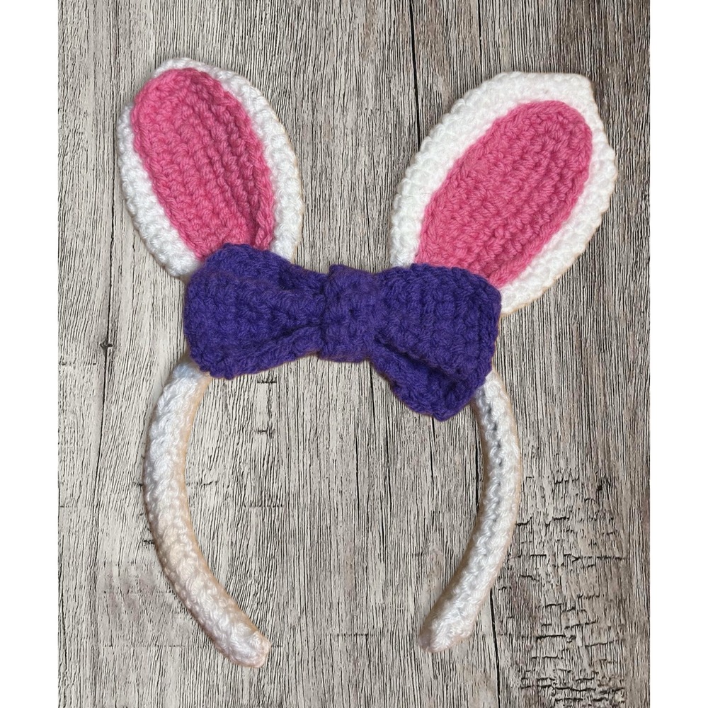 Crocheted Handmade Bunny Ears